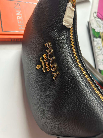 Prada Hobo mini black leather guitar strap Brandnew
