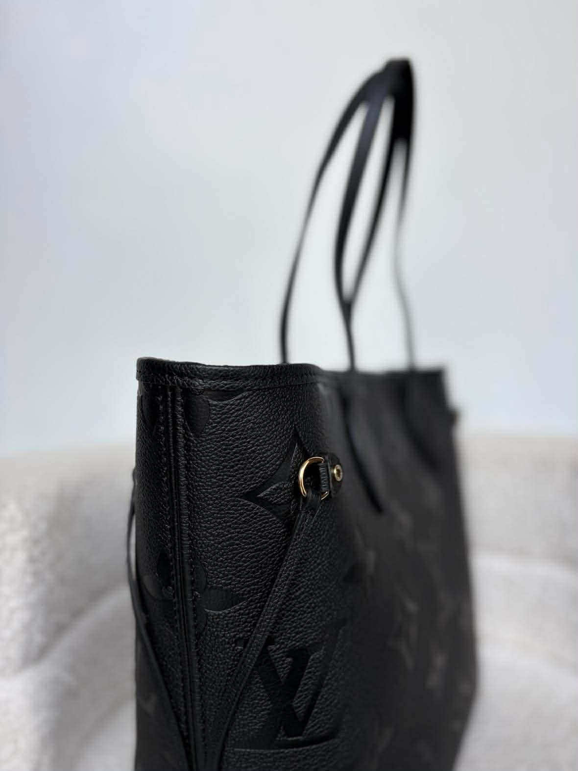 Louis Vuitton neverfull black impriente mm micro Rank A