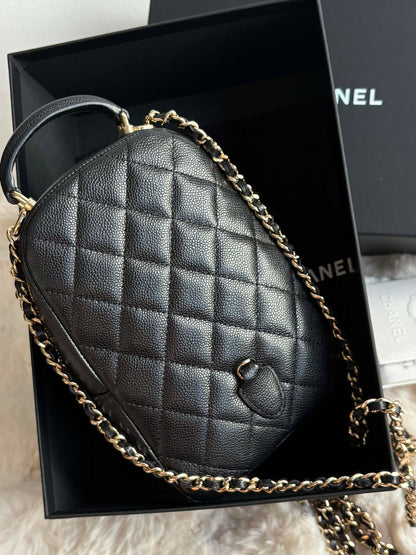 Chanel Mini Backpack Black Caviar Micro T90LAH95