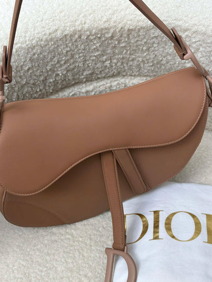 Dior saddle matte tan 09-MA-1119 unused condition