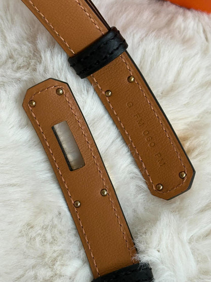 Kelly belt black ghw stamp G FM 060 PM Brandnew&nbsp;