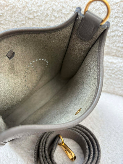 Hermes Tpm gray ghw strap stamp D DS 001 ZP Rank A