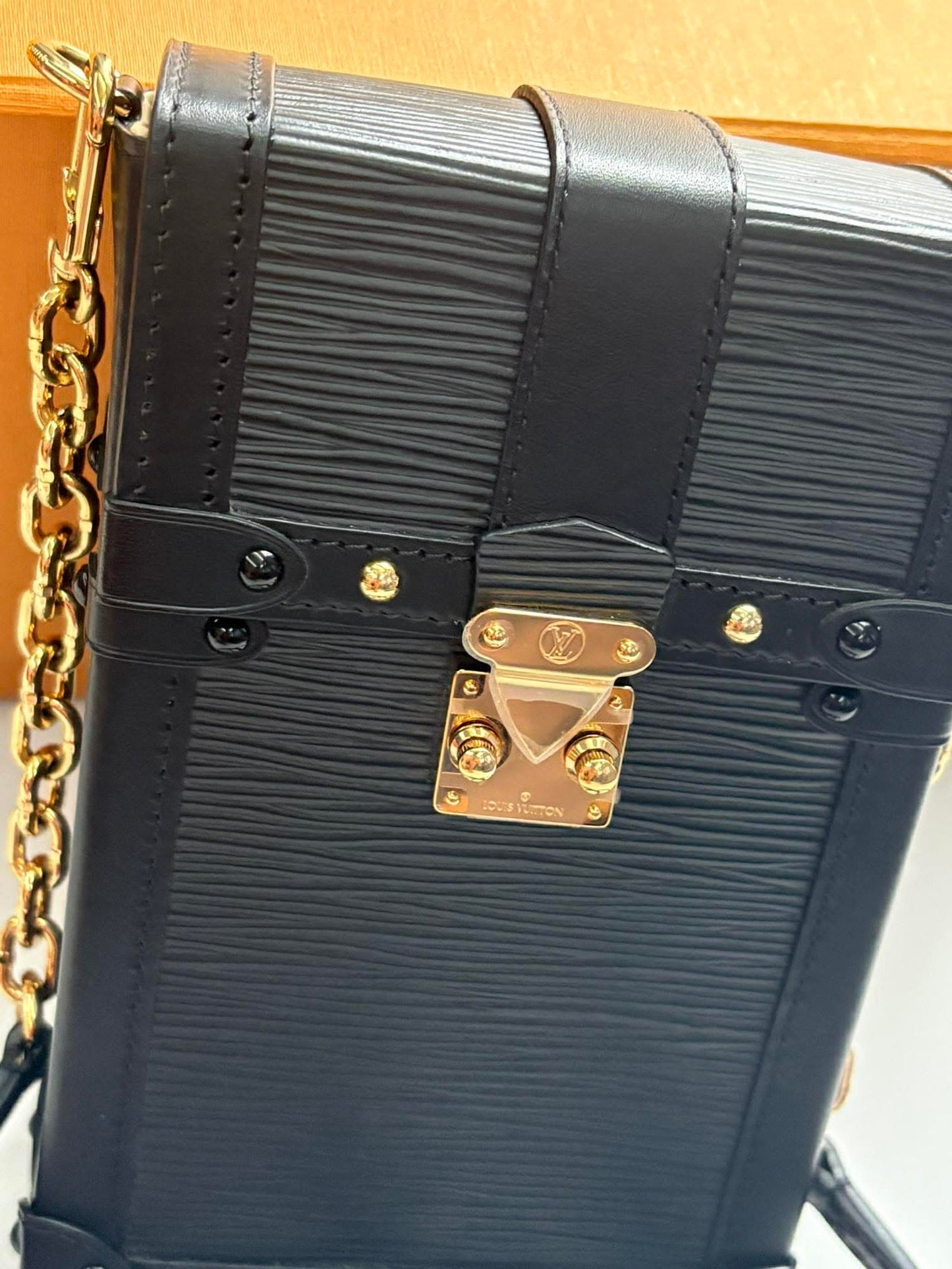 Louis Vutton&nbsp; Epi Trunk black with strap NZ4149