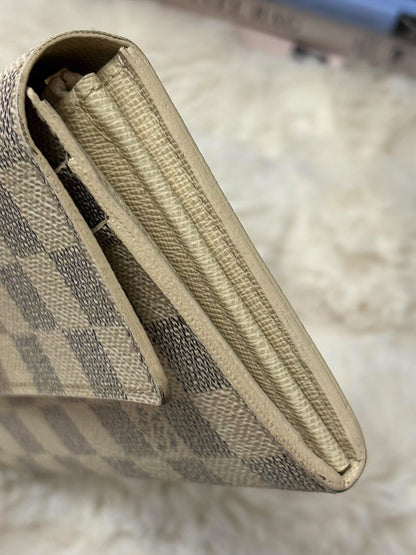Louis Vuitton Sarah long wallet azure no inclusion TH1007