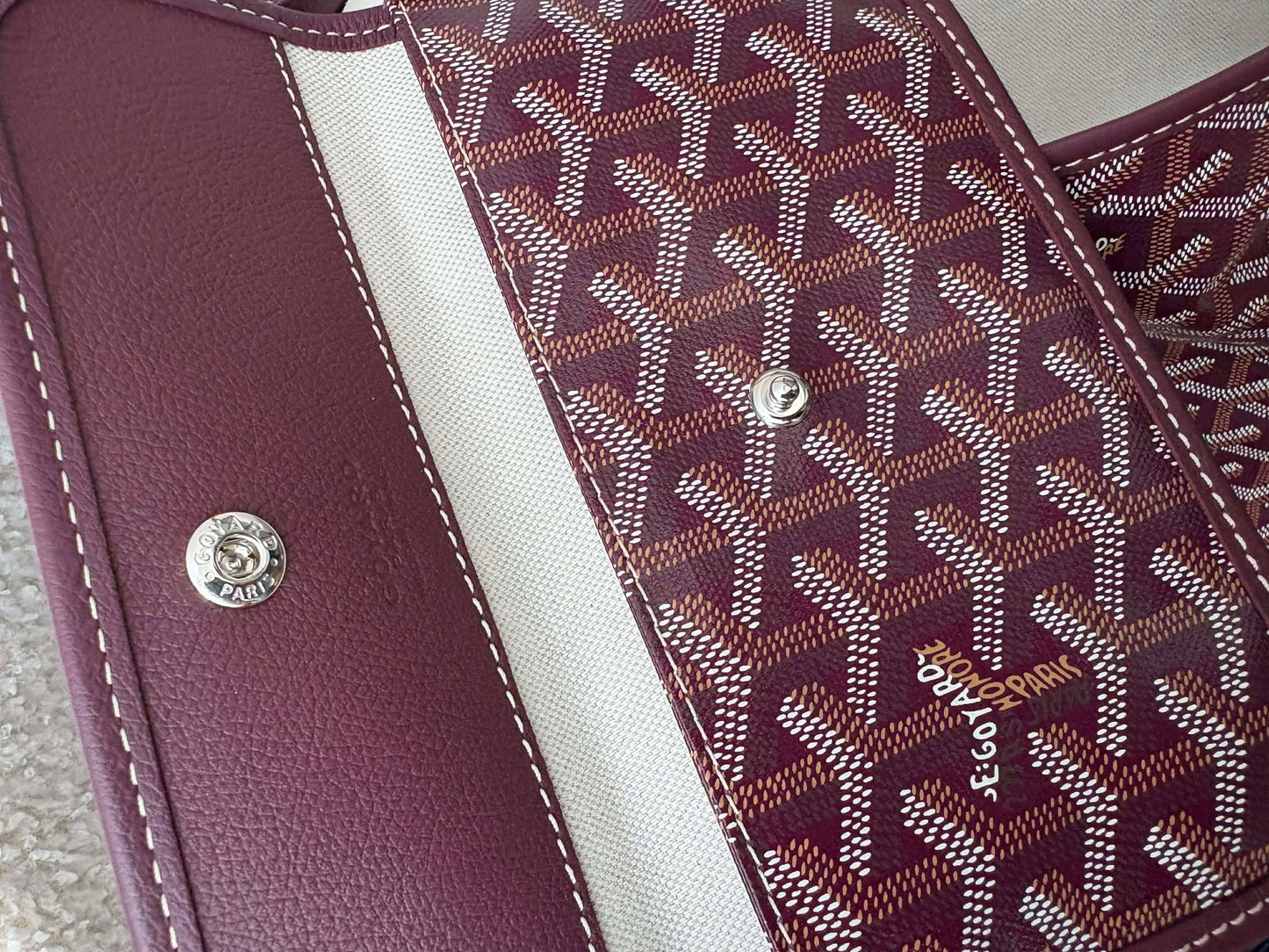 Goyard Boheme maroon with pouch LME020257