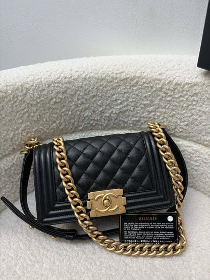 Chanel Leboy Black Small ghw series 29881545