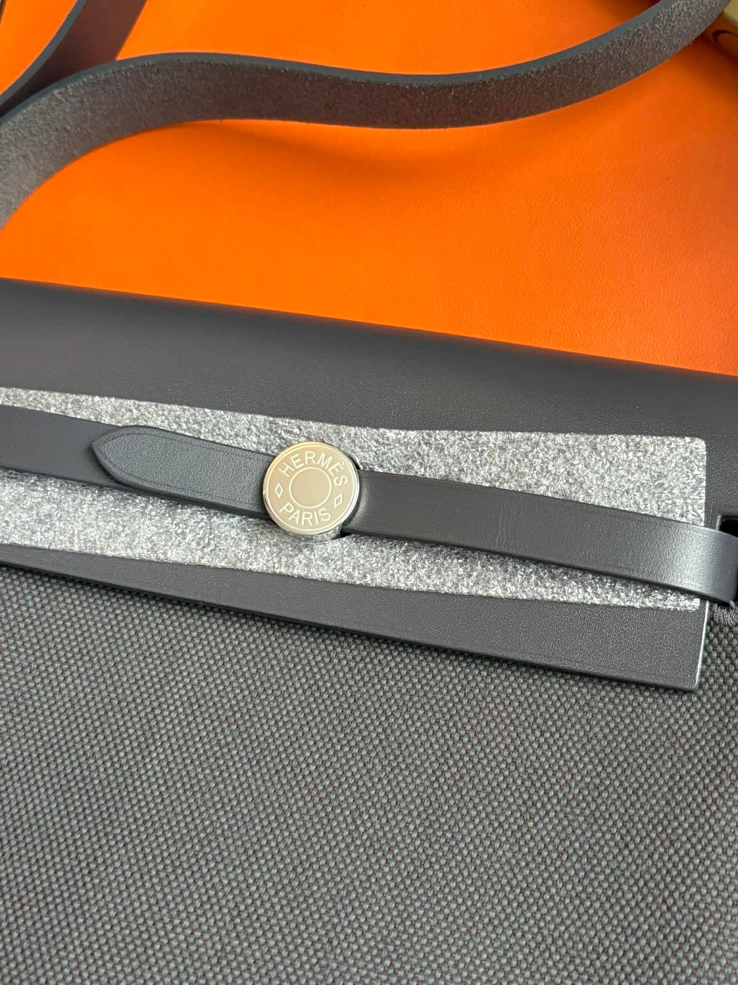 Hermes mini herbag gray Stamp K AA 010 ZA