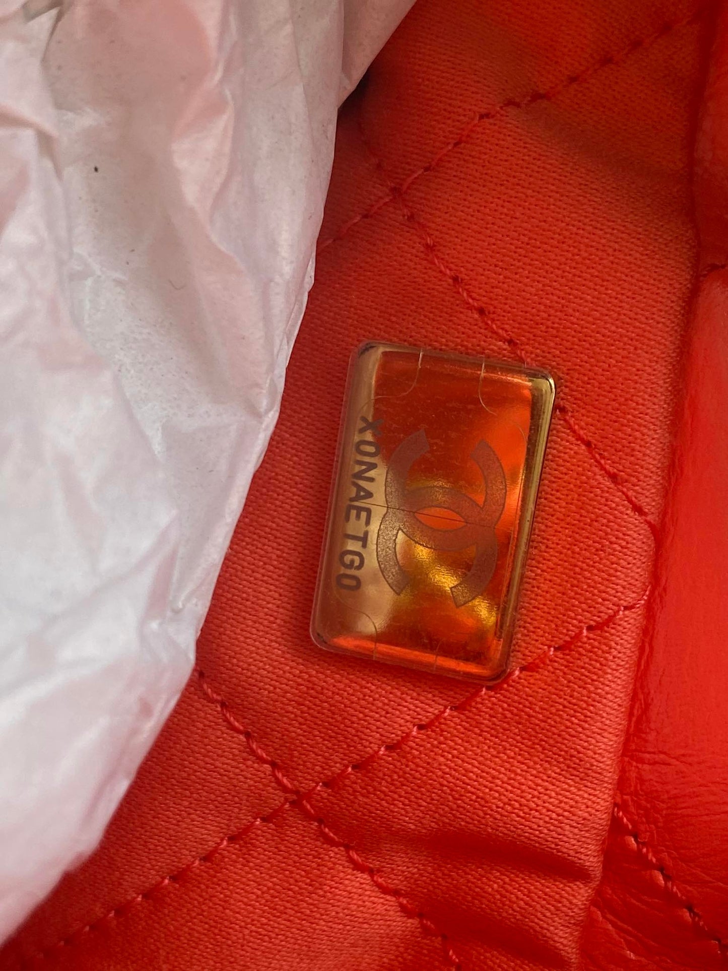Chanel 23P hobo red calfskin sling bag