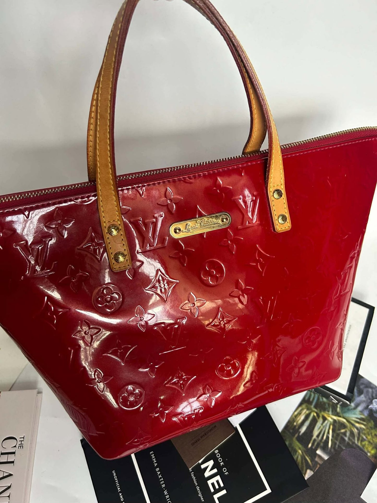 Louis Vuitton bellevue pm vernis red FL1100 rank A