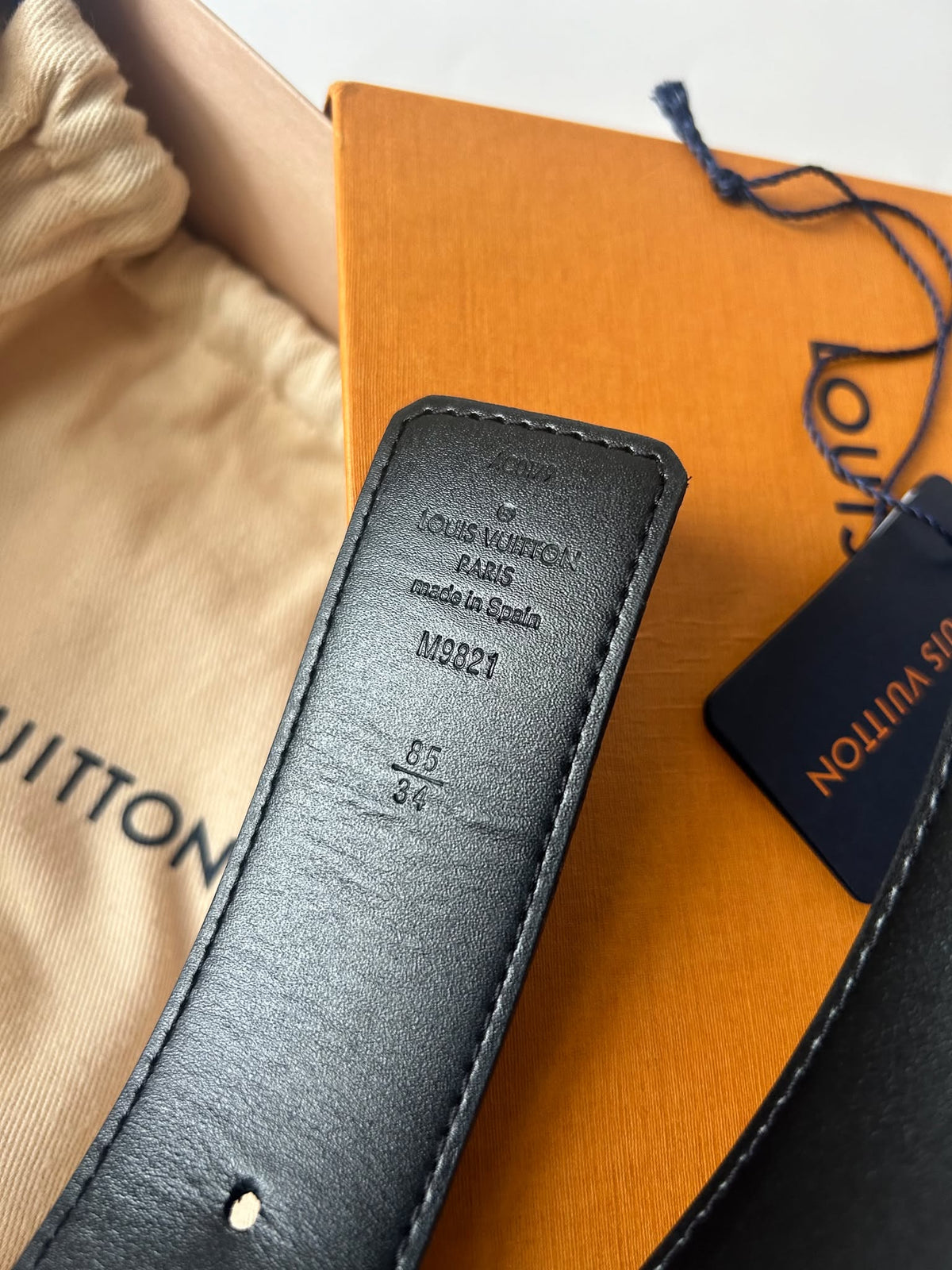 Louis vuitton Initiales mono shw size 85/34&nbsp;