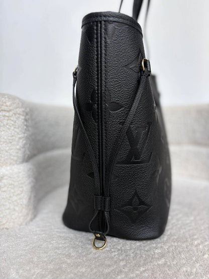 Louis Vuitton neverfull black impriente mm micro Rank A