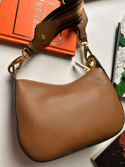 Prada Hobo mini caramel leather guitar strap Brandnew