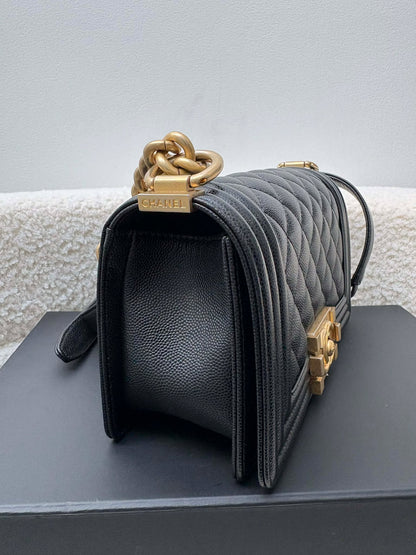 Chanel Leboy Black Small ghw series 29881545