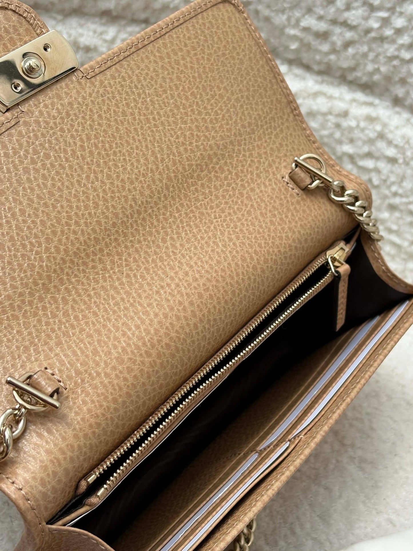 Gucci woc beige ghw&nbsp; 615523.1147 Brandnew