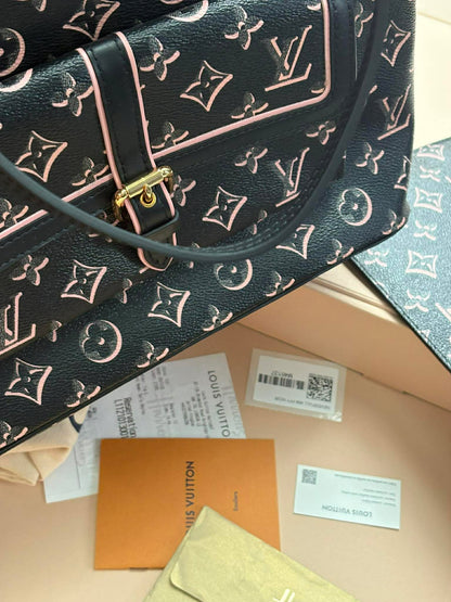 Louis Vuitton neverful black limited edition micro