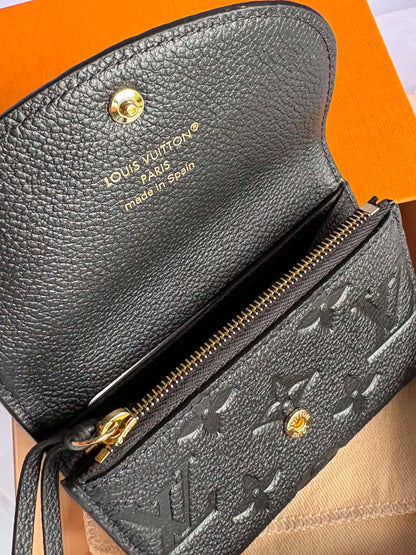 Louis Vuitton rosalie impriente wallet microchipped brandnew