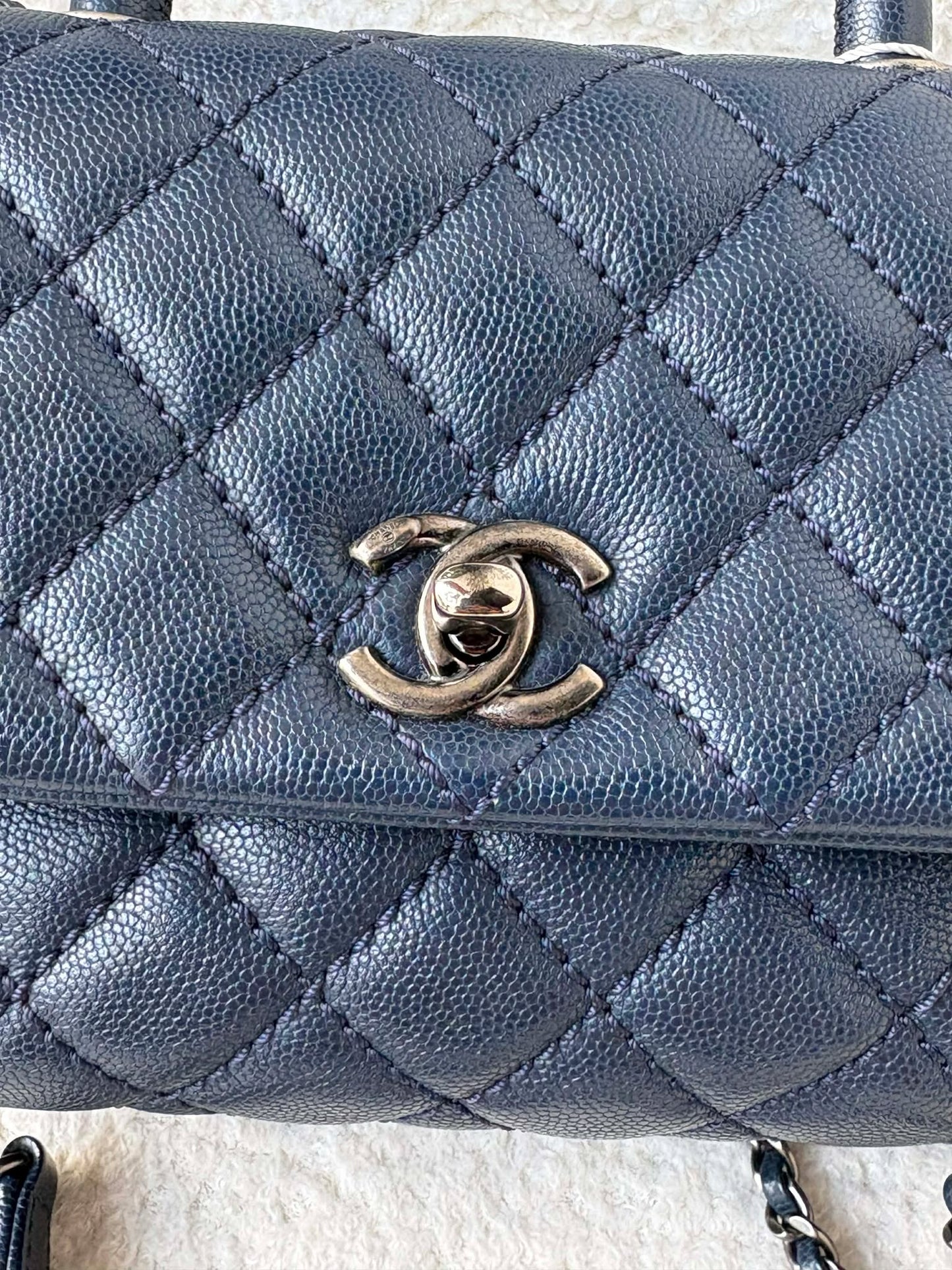 Chanel Coco Small Rhw blue 22081874