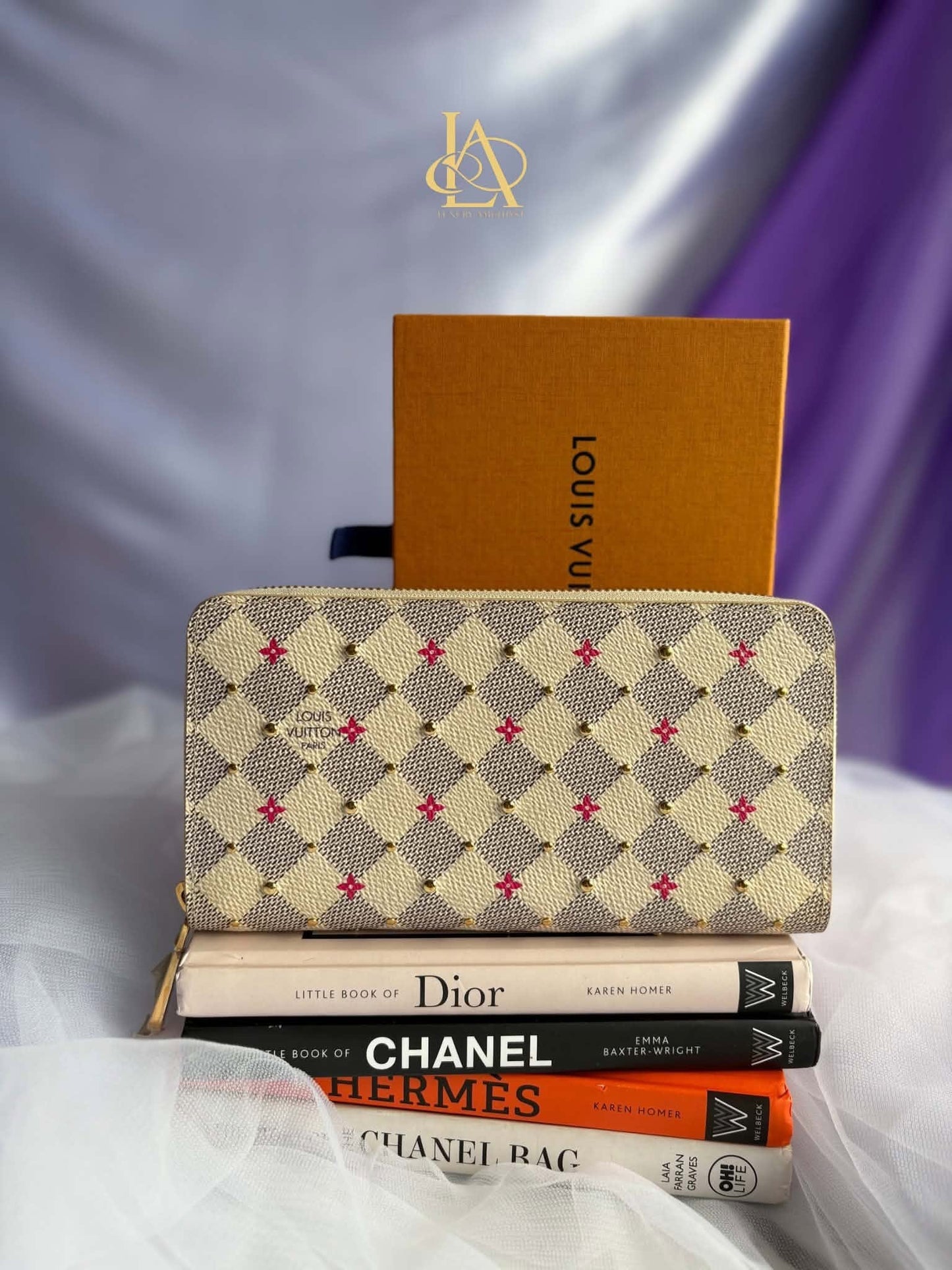 Louis Vuitton long azur limitted edition&nbsp;zippy Unused wallet micro brand new