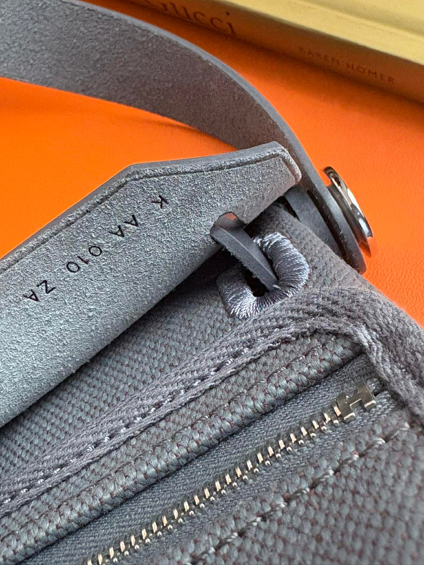 Hermes mini herbag gray Stamp K AA 010 ZA