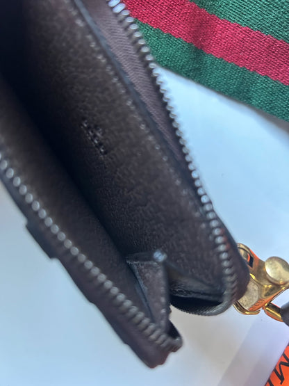 Gucci Card Holder with Strap Ophidia  Brandnew