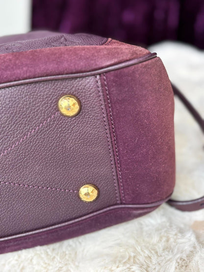 Louis Vuitton Aube Monogram Empreinte Leather Audacieuse Bag micro
