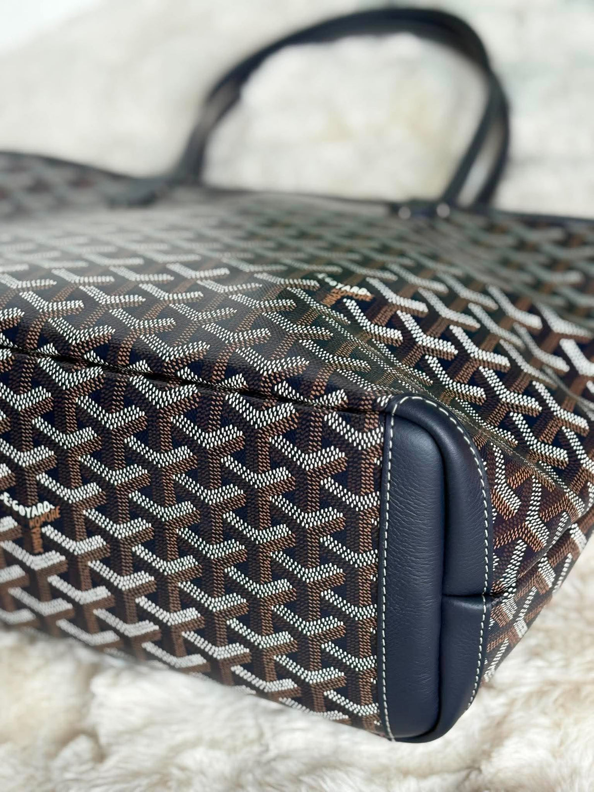 Goyard Pm Artois Navy Blue