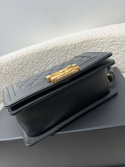 Chanel Leboy Black Small ghw series 29881545
