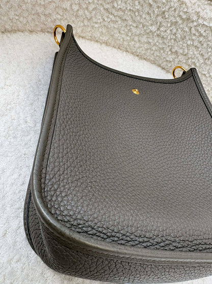 Hermes Tpm gray ghw strap stamp D DS 001 ZP Rank A