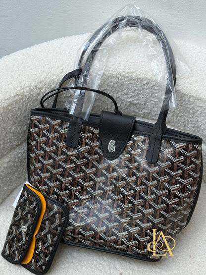 Goyard Mini anjou black pouch SOA020259 Brandnew