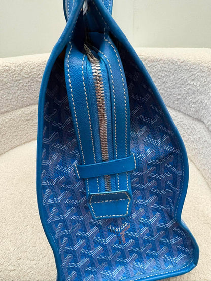 Goyard Goyardine Marquises Tote Sky Blue rank A