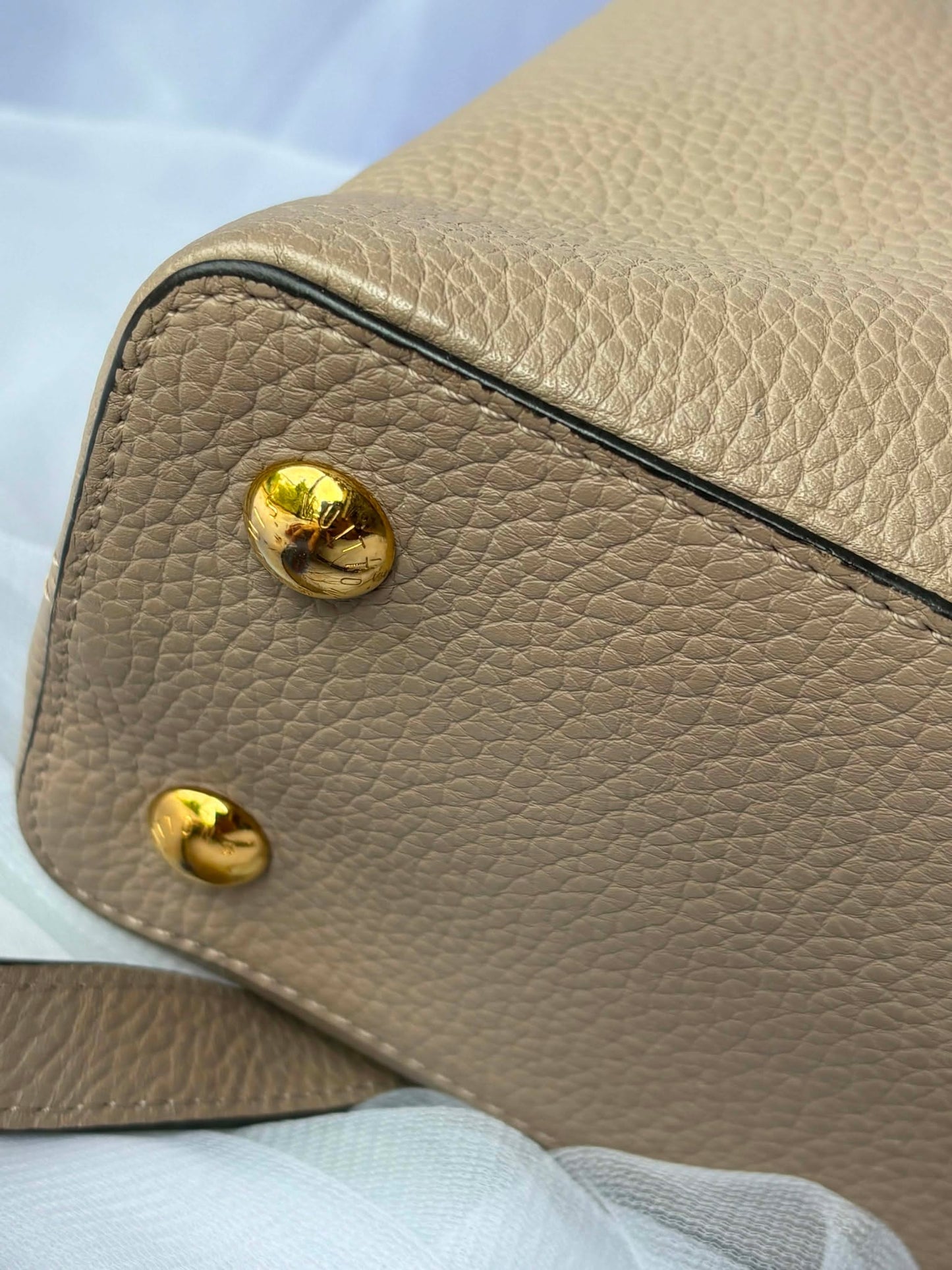 Louis Vuitton capuccine pm taurillion python&nbsp; Microchip Rank A