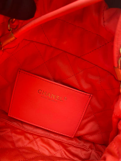 Chanel 23P hobo red calfskin sling bag