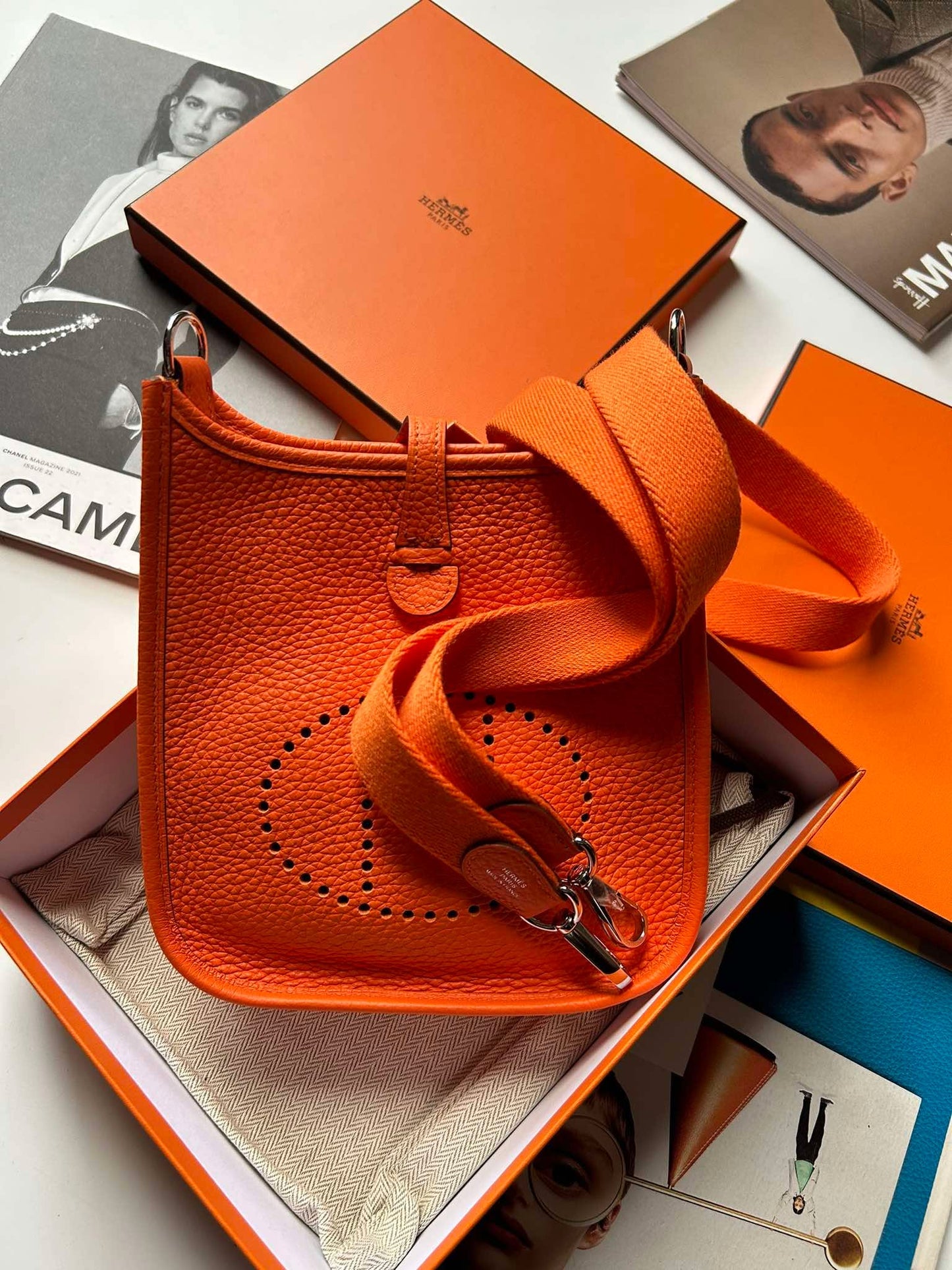 Hermes Tpm&nbsp;orange phw stamp B BS 012 ZB Brandnew