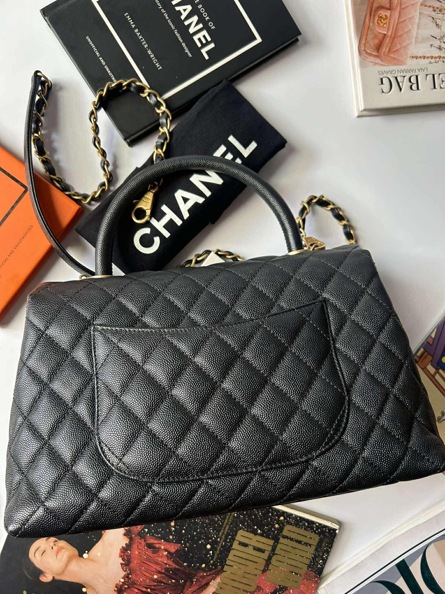 Preloved Chanel Coco Medium Black GHW 8.9/10  25201827