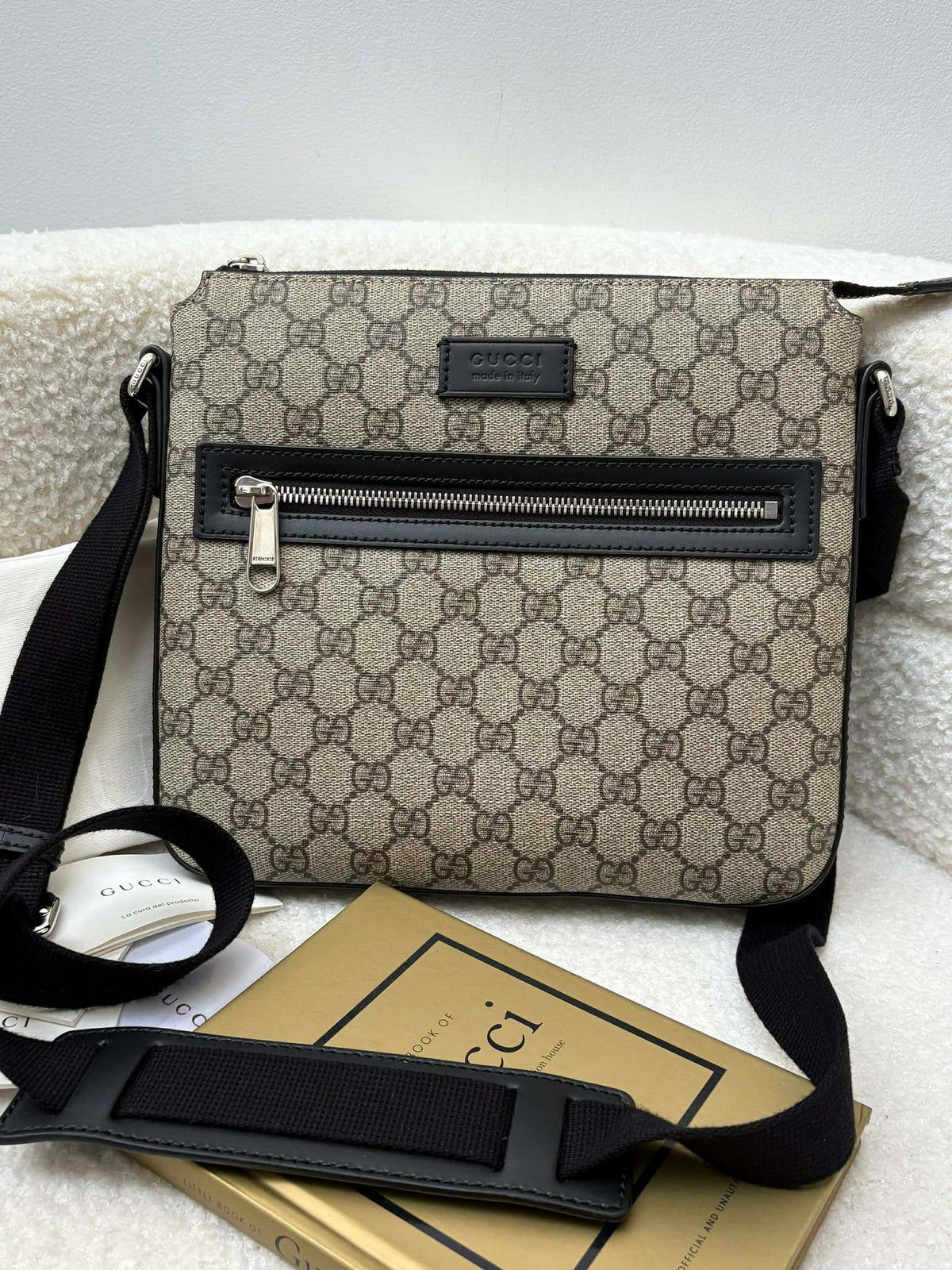 Gucci Messenger Bag Canvas Small Black&nbsp;
