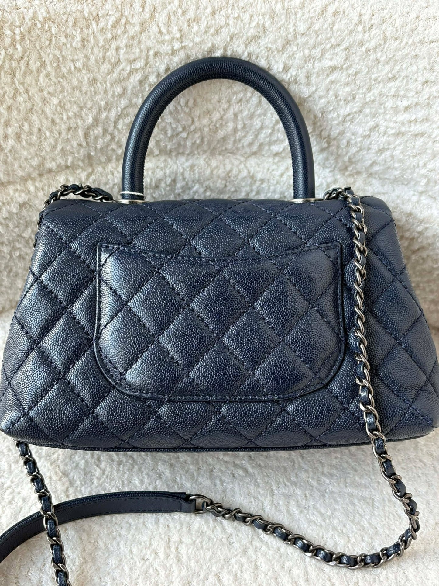 Chanel Coco Small Rhw blue 22081874