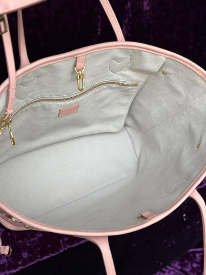 Louis Vuitton Neverfull Pm Impriente Pink Micro Rank A
