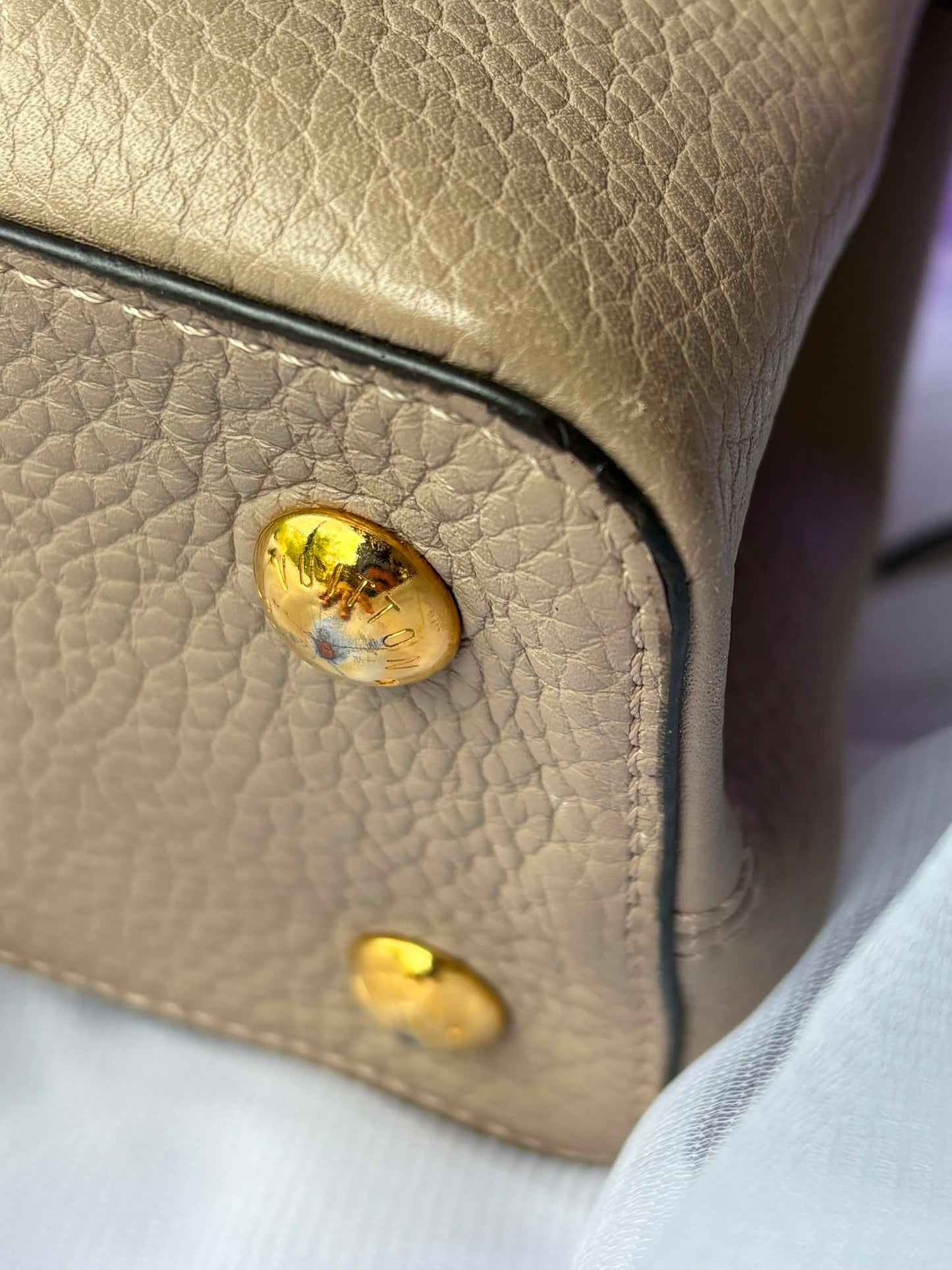 Louis Vuitton capuccine pm taurillion python&nbsp; Microchip Rank A
