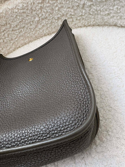 Hermes Tpm gray ghw strap stamp D DS 001 ZP Rank A