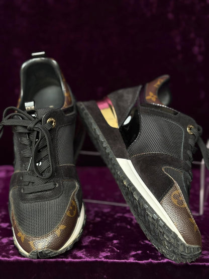 Louis Vuitton Sneaker Mono Black Rank A