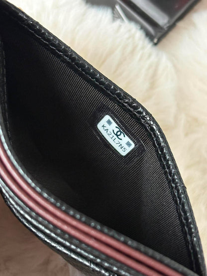 Chanel Classic Card Holder ghw caviar KA21L7N5&nbsp;