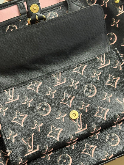 Louis Vuitton neverful black limited edition micro
