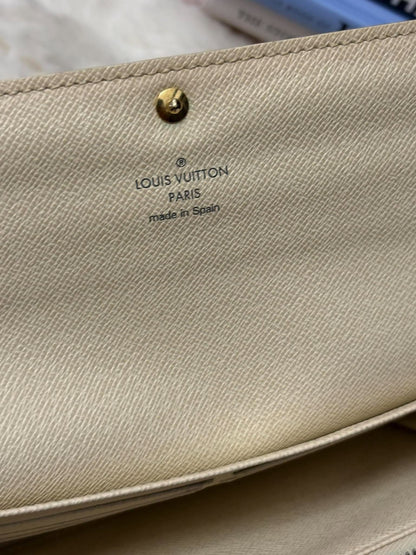 Louis Vuitton Sarah long wallet azure no inclusion TH1007