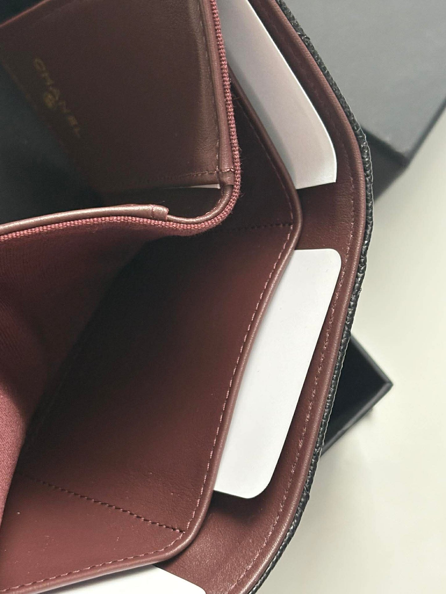 Chanel s-small wallet trifold caviar ghw micro XNEU6XN8