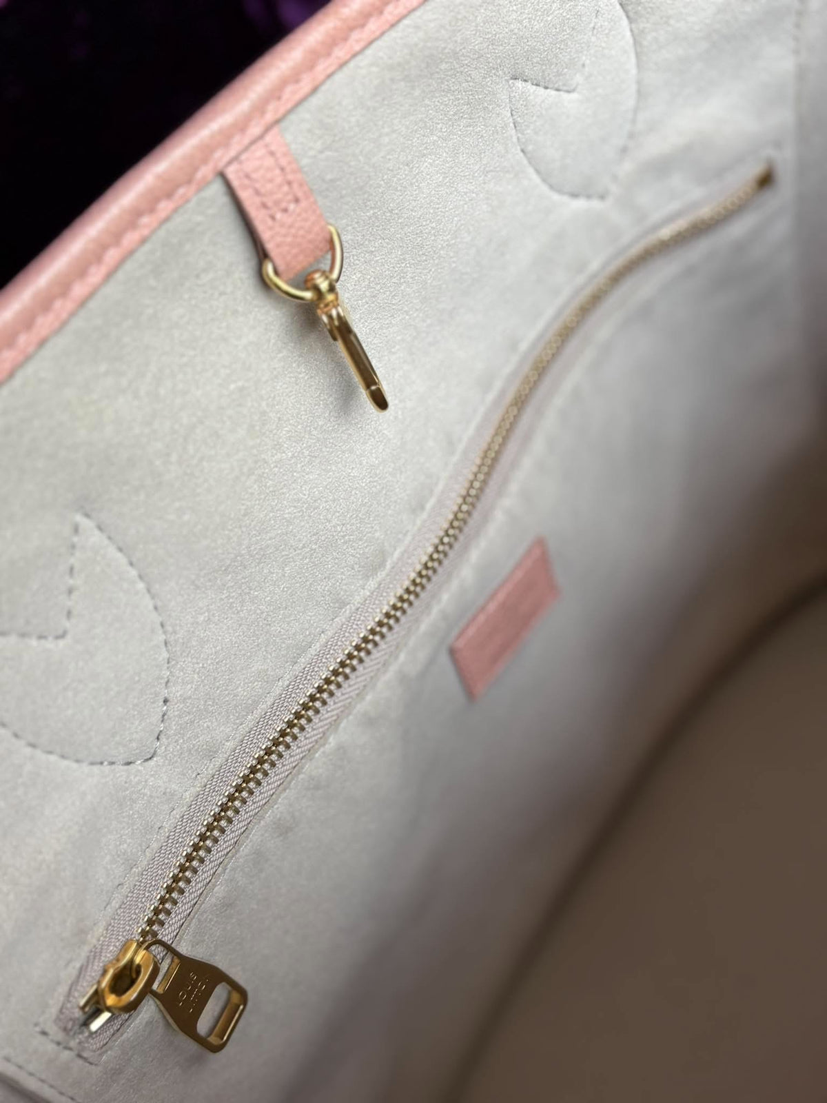 Louis Vuitton Neverfull Pm Impriente Pink Micro Rank A