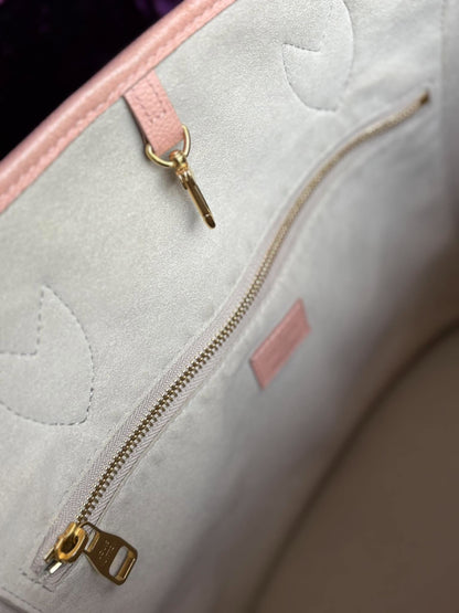 Louis Vuitton Neverfull Pm Impriente Pink Micro Rank A