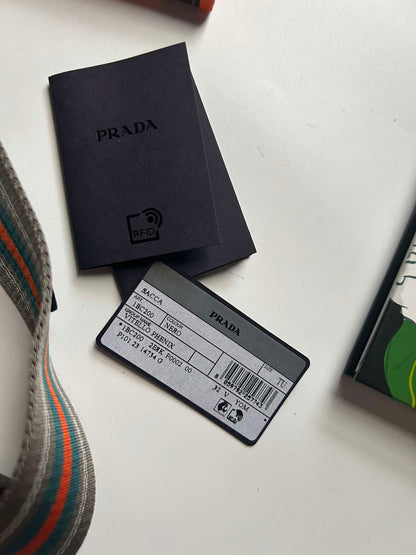 Prada Hobo mini black leather guitar strap Brandnew