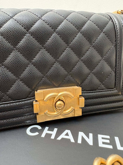 Chanel Leboy Black Small ghw series 29881545