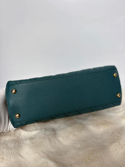 Chanel coco med lizard handle ghw series 28237389