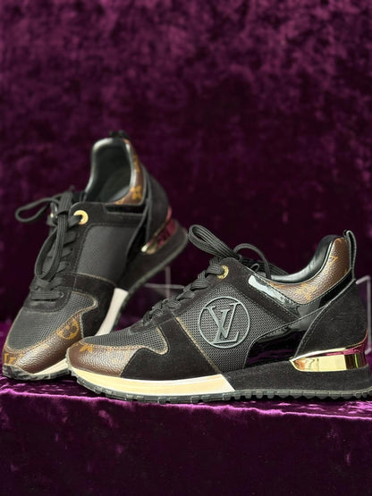 Louis Vuitton Sneaker Mono Black Rank A